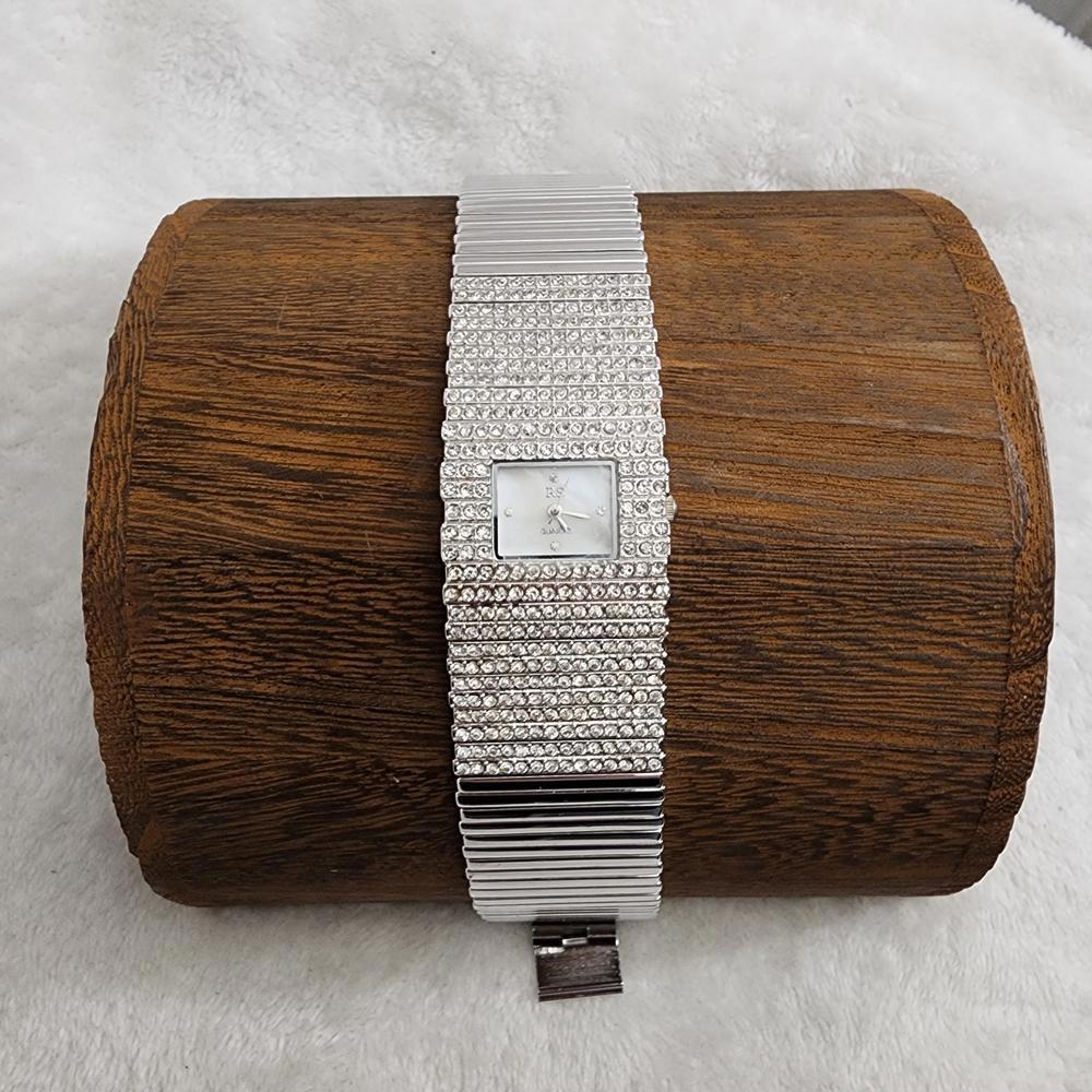 Silver Rhinestone Watch - Picture 6 of 10